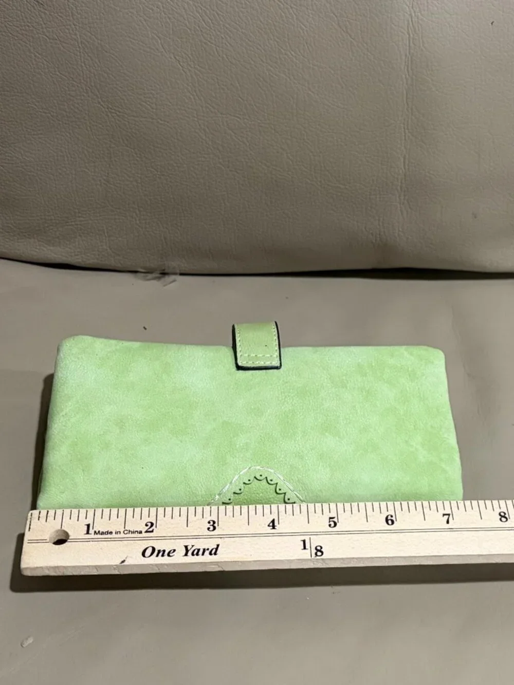 Lady Bei Bei Faux Suede Wallet
